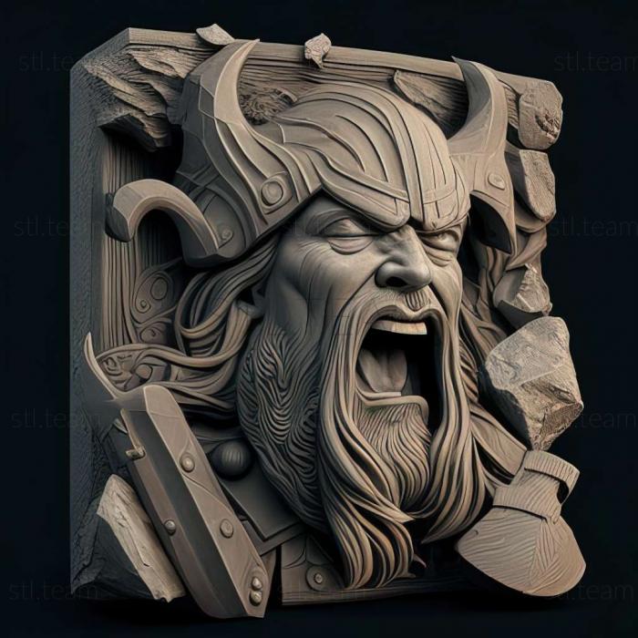 3D model Wrath of Thor game (STL)